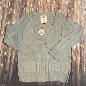 Gray cardigan